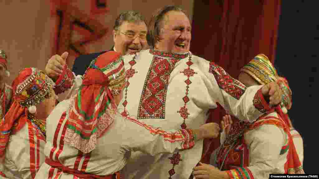 Rusjia - Francuski glumac Gerard Depardieu dobio je rusko državljanstvo, Saransk, 6. januar 2013. Foto: ITAR - TASS / Stanislav Krasiljnikov