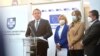 Oliver Varhelji u Institutu za javno zdravlje "dr Milan Jovanović Batut" (3. maj 2021)
