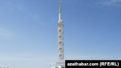Turkmenistan's new Constitution Monument in the capital Ashgabat