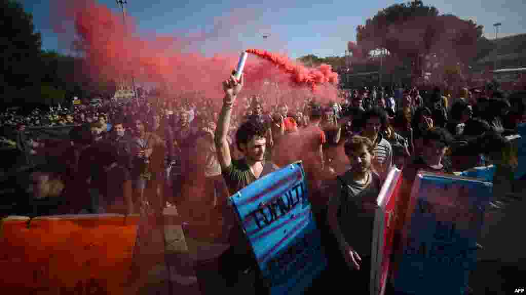 Italija, Rim, 14. novembar 2012. Foto: AFP / Filippo Monteforte