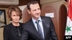Predsednik Bašar el-Asad i njegova supruga Asma, februar 2012.