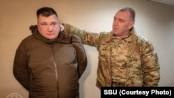 Șeful Cartierului General al Centrului Antiterorist al Serviciului de Securitate al Ucrainei, Dmitro Koziura. 