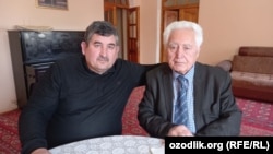 Yozuvchi Erkin Madrahimov (Oshiq Erkin) va kinotasvirchi G‘ayrat Bobojonov