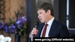 Премьер-министр КР Сапар Исаков. Давос, 23 января.