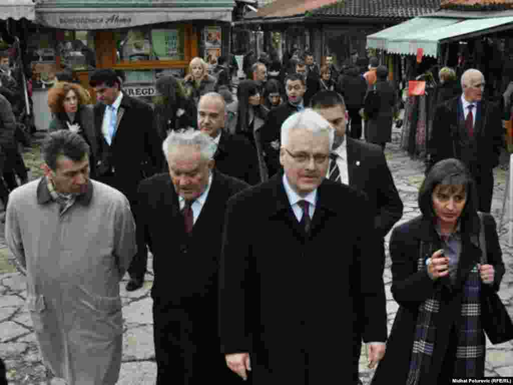 Josipović na Baščaršiji