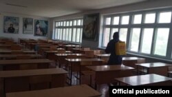 Мектептерди дезинфекциялоо иши. 2020-жыл.