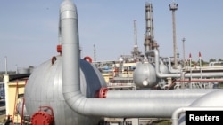 Украинанын газды топтоп бөлүштүрүүчү ишканаларынын бири. 24-май, 2011