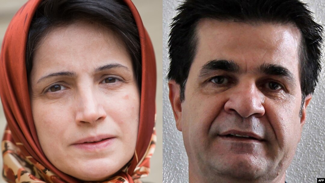 Nasrin Sotoudeh (left) and Jafar Panahi