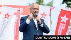 მოლდოვის ყოფილი პრეზიდენტი იგორ დოდონი, ამჟამად რუსეთ-მოლდოვის ბიზნესკავშირის თავმჯდომარე. 2021 წლის 4 ივლისი. კიშინიოვი