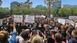 North Macedonia - "March for the Angels" - March of the parents and relatives of those killed in the fire in Kocani (Skopje, 29.4.2025)