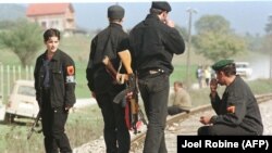 Pripadnici Oslobodilačke vojske Kosova, arhivska fotografija 
