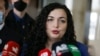 Vjosa Osmani je, kao predsednica Skupštine, preuzela vršenje dužnosti predsednika Kosova 5. novembra kada je Hašim Tači podneo ostavku