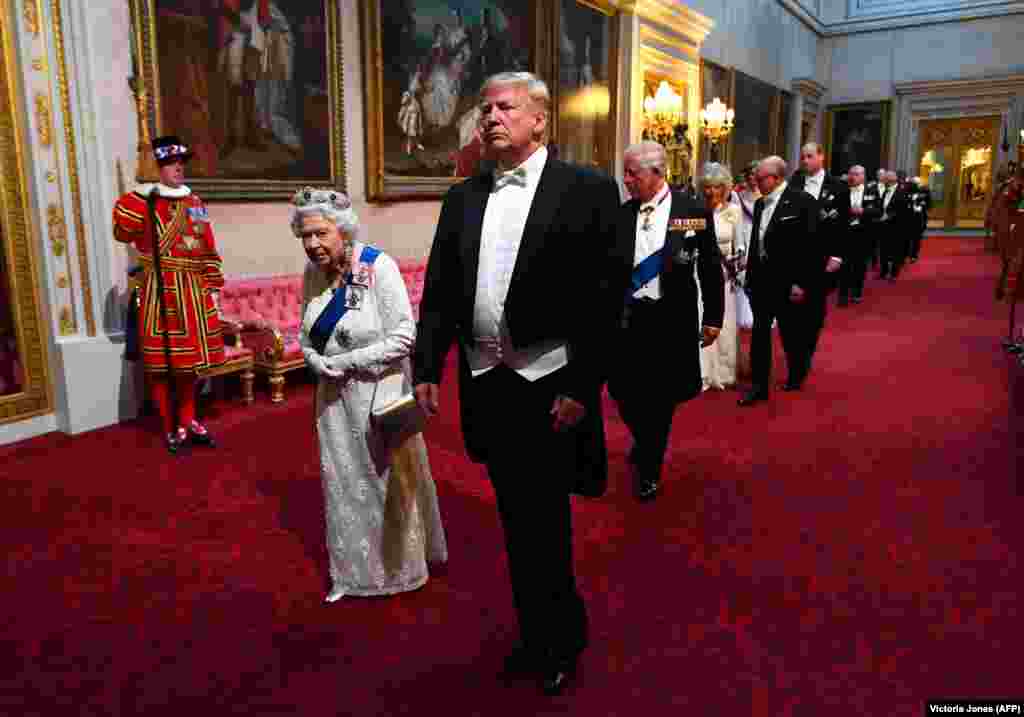 Ханыша АКШ президенти Дональд Трамп менен. 2019-жыл. 
