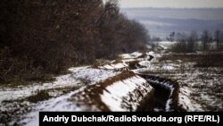 Окопи ЗСУ на передовій під Попасною