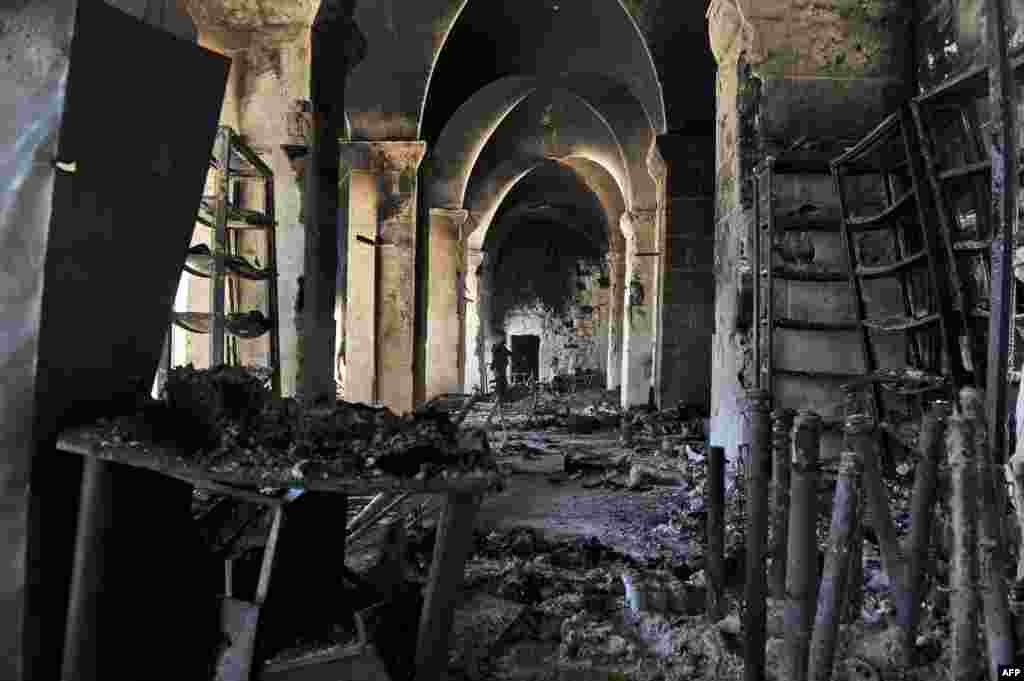 Džamija Umejad u Alepu, 14. oktobar 2012. Foto: AFP / Tauseef Mustafa
