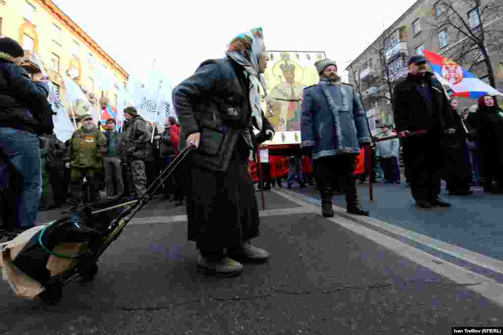 Марш в поддержку так называемой "Новороссии" в Москве