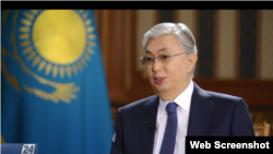 Казакстандын президенти Касым-Жомарт Токаев. 