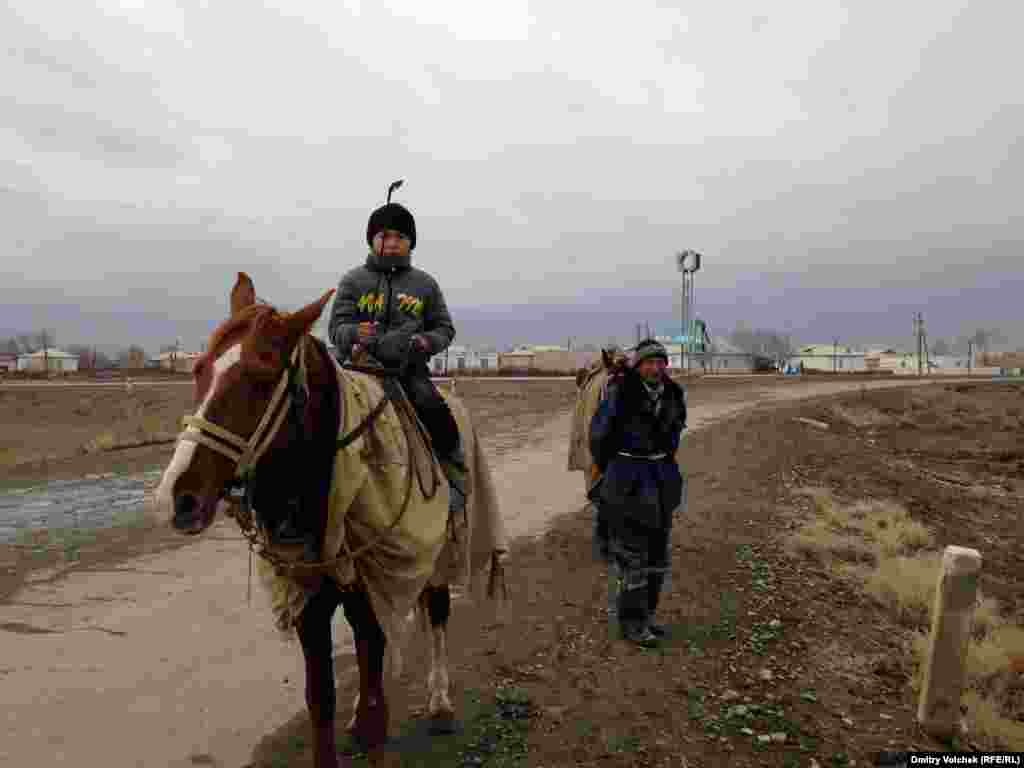 Many of the fishing villages and settlements on the banks of the Aral have declined in tandem with the sea's demise. 