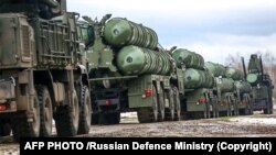 Снимката е разпространена от Министерството на отбраната на Русия на 9 февруари.