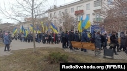 День єднання у Бердянську, 16 лютого 2022