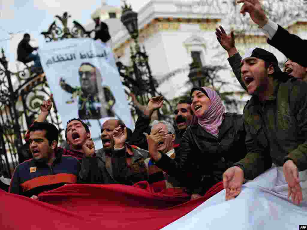 Kairo, 09.02.2011. Foto: AFP / Pedro Ugarte