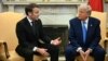 Эммануэль Макрон и Дональд Трамп. Вашингтон, 24 февраля 2025 г.