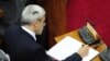 Predsednik Srbije Boris Tadić tokom rasprave o odluci MSP u Skupštini Srbije, 26. juli 2010