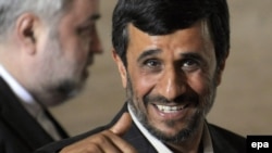 President Mahmud Ahmadinejad appears to have secured the supreme leader's backing.