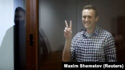 Орусиялык оппозициячыл саясатчы Алексей Навальный. 20-февраль, 2021-жыл.