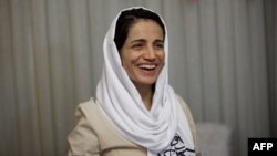 Iranian lawyer Nasrin Sotoudeh in 2013
