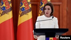 Moldovan President Maia Sandu (file photo)