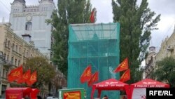 Restoration of the Lenin monument damaged on June 30 in Kyiv