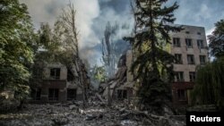 Наслідки російських ударів по Лисичанську, 17 червня 2022 року