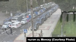 Минск дар "иҳота"-и низомиён 