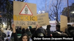 Poluare prostest aer toxic