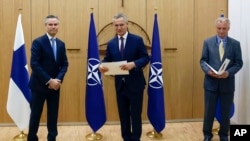 Ֆինլանդիան ու Շվեդիան Բրյուսելում ստորագրեցին ՆԱՏՕ-ին անդամակցելու արձանագրությունները, 5-ը հուլիսի, 2022թ․