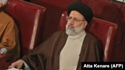 Ebrahim Raisi attends a session of the Assembly of Experts in Tehran on March 12.