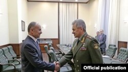 Ռուսաստանի և Հայաստանի պաշտպանության նախարարների հանդիպումը Մոսկվայում, 15-ը հունիսի, 2016թ.