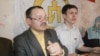 Rafis Kashapov (left) leads the Tatar Public Center, an NGO in Tatarstan's second-largest city, Chally, that campaigns to preserve Tatars' national identity, language, and culture. 