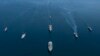 Exercițiile din Marea Neagră ale NATO au deranjat puterea de la Kremlin, care vorbește despre o provocare serioasă. Imagine generică de la un exercițiu naval din Marea Baltică, iunie 2020.
