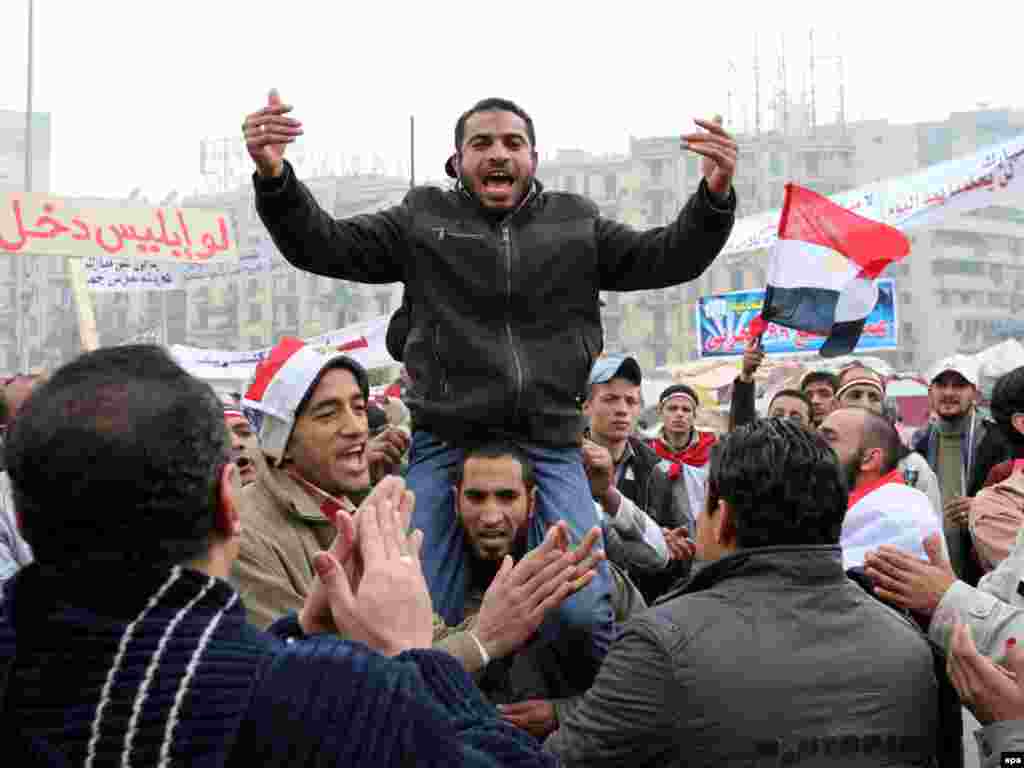 Kairo, 11.02.2011. Foto: EPA / Andre Pain