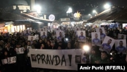 Protest na Baščaršiji