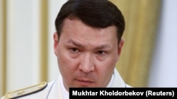 Samat Abish attends a ceremony in Astana in 2017.
