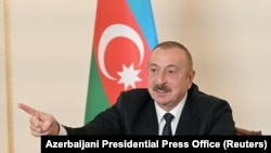 Ադրբեջանի նախագահ Իլհամ Ալիևը, Բաքու, 26-ը հոկտեմբերի, 2020թ.