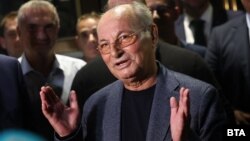 Почетният председател на ДПС Ахмед Доган при първата си публична поява в София от години насам, 19 септември 2024 г