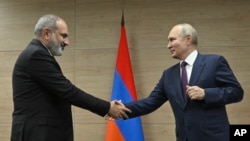 ՀՀ վարչապետ Նիկոլ Փաշինյան և ՌԴ նախագահ Վլադիմիր Պուտին, արխիվ 