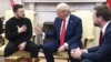 Ukrajinski predsednik Volodimir Zelenski, predsednik SAD Donald TRamp i potpredsednik SAD Džej DI Vens, Bela kuća, 28. februar 2025.