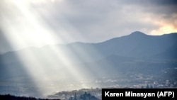 Nagorno Karabakh - A view of Stepanakert, November 27, 2020.