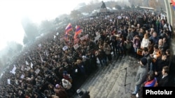 Հանրահավաքը Ազատության հրապարակում, Երևան, 18-ը հունվարի, 2014թ․