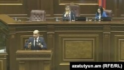 Armenia -- Parliament session, 23March, 2018